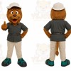 Brown Lion Mascot Costume for Events and Promotions