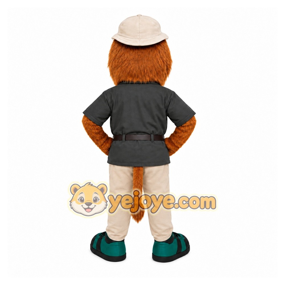 Brown Lion Mascot Costume for Events and Promotions Brown Lion Mascot Costume for Events and Promotions