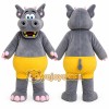 Gray Hippopotamus Mascot Costume for Children's Events Gray Hippopotamus Mascot Costume for Children's Events
