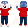 Blue Rabbit Mascot Costume for Events and Promotions