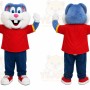 Blue Rabbit Mascot Costume for Events and Promotions