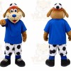 Blue Dog Mascot Costume for Events and Promotions