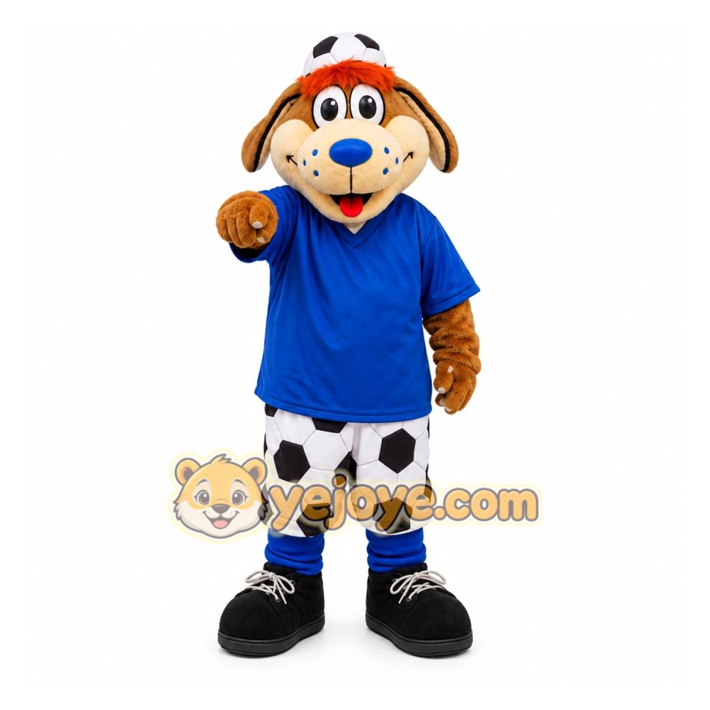 Blue Dog Mascot Costume for Events and Promotions