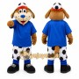 Blue Dog Mascot Costume for Events and Promotions