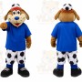 Blue Dog Mascot Costume for Events and Promotions