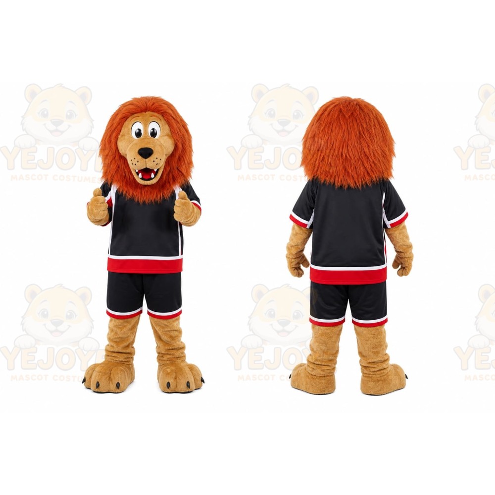 Brown Lion Mascot Costume for Events and Promotions