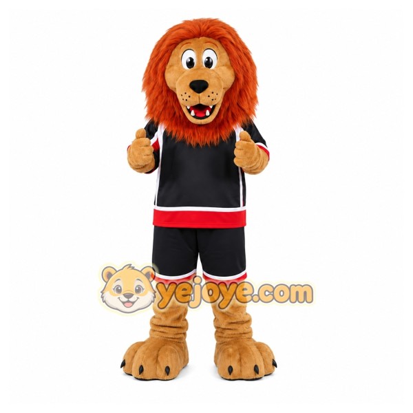 Brown Lion Mascot Costume for Events and Promotions