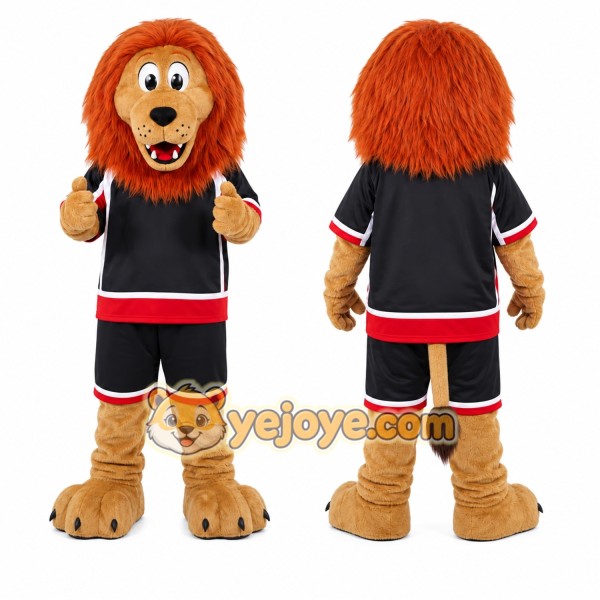 Brown Lion Mascot Costume for Events and Promotions