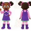 Purple Girl Character Mascot Costume for Events and Promotions