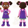 Purple Girl Character Mascot Costume for Events and Promotions