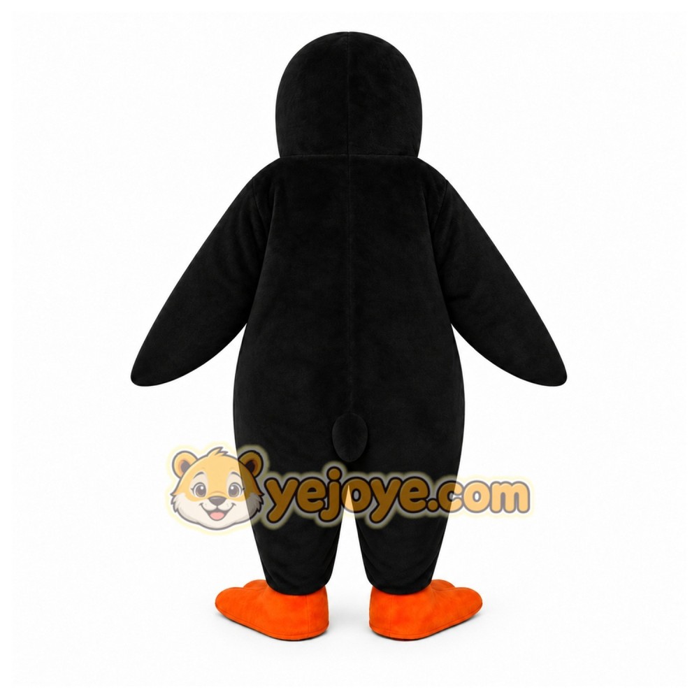 Black Penguin Mascot Costume for Events and Promotions