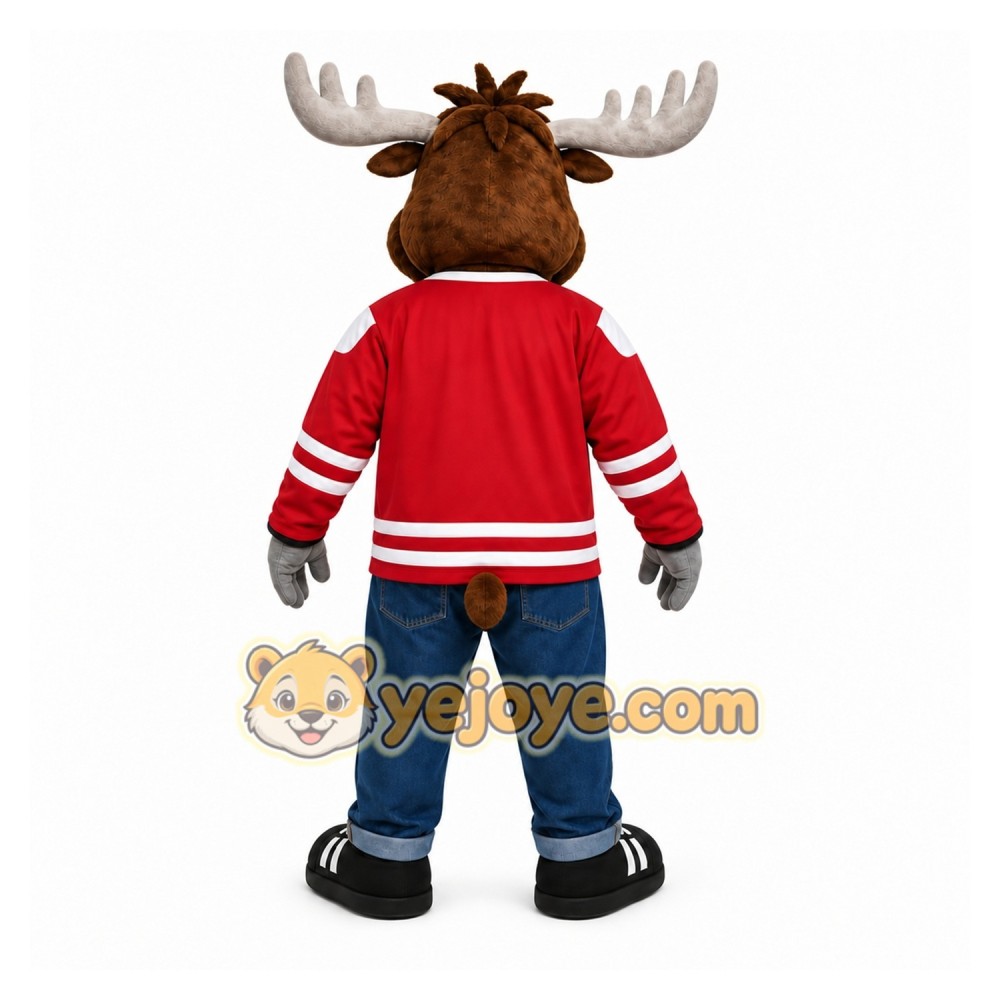 Brown Moose Mascot Costume for Events and Promotions Brown Moose Mascot Costume for Events and Promotions