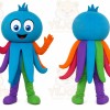 Blue Octopus Mascot Costume for Events and Promotions