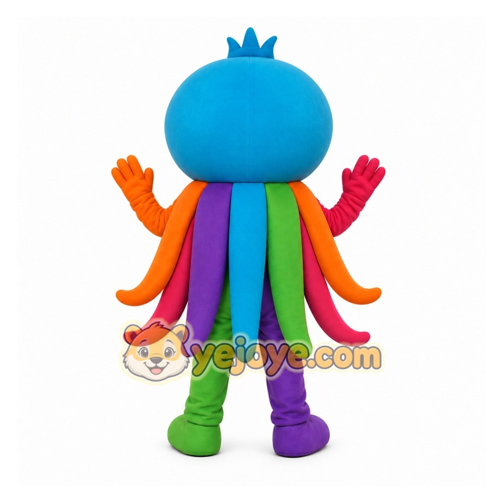 Blue Octopus Mascot Costume for Events and Promotions Blue Octopus Mascot Costume for Events and Promotions