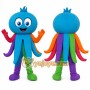 Blue Octopus Mascot Costume for Events and Promotions