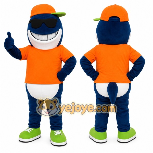 Orange Fish Mascot Costume for Events and Promotions