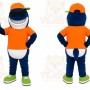 Orange Fish Mascot Costume for Events and Promotions