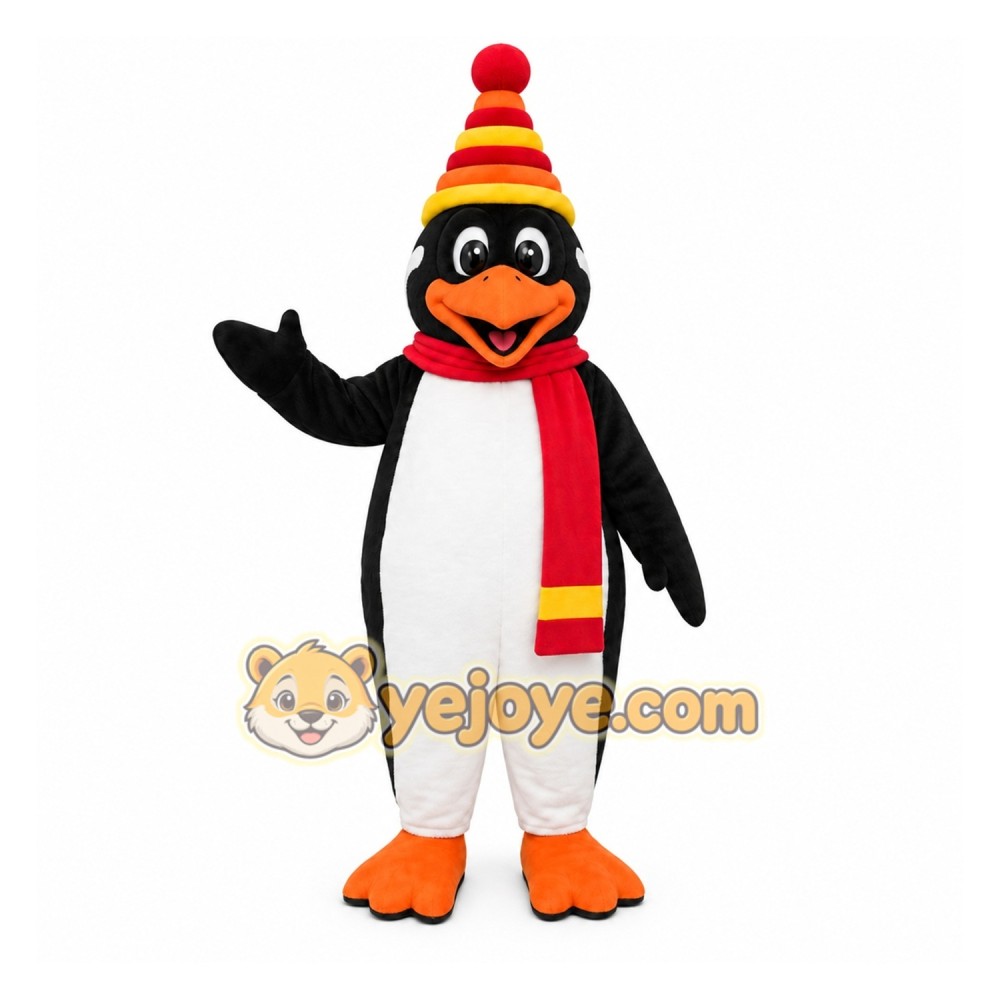 Black Penguin Mascot Costume for Events and Promotions Black Penguin Mascot Costume for Events and Promotions