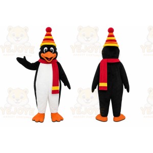 Black Penguin Mascot Costume for Events and Promotions