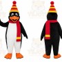 Black Penguin Mascot Costume for Events and Promotions
