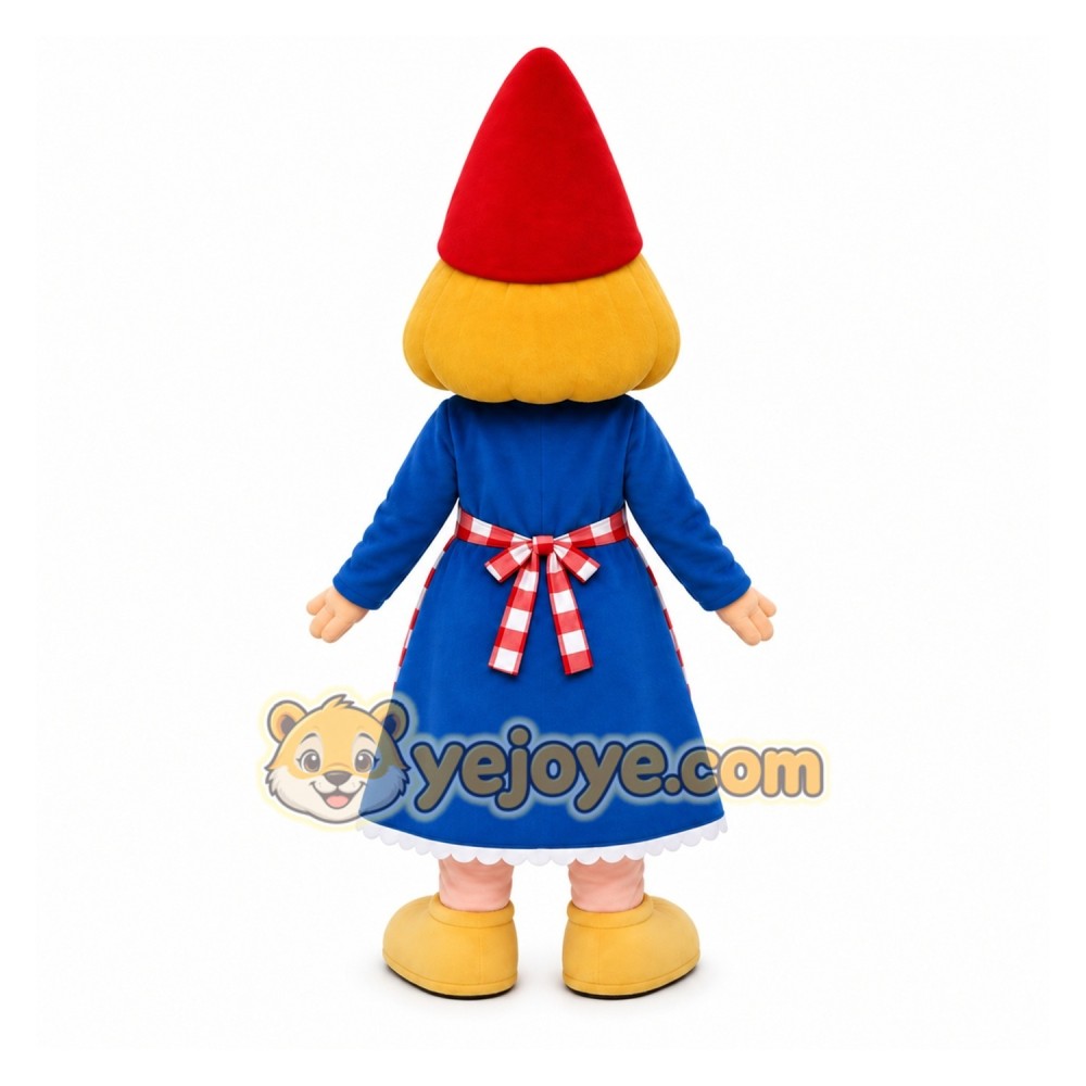 Blue Girl Character Mascot Costume for Events and Promotions Blue Girl Character Mascot Costume for Events and Promotions