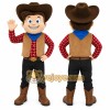 Brown Cowboy Mascot Costume for Events and Promotions Brown Cowboy Mascot Costume for Events and Promotions