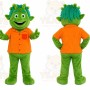 Green Alien Mascot Costume for Events and Promotions