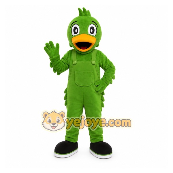 Green Duck Mascot Costume for Events and Promotions Green Duck Mascot Costume for Events and Promotions
