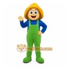 Yellow Construction Worker Mascot Costume for Events and Promotions Yellow Construction Worker Mascot Costume for Events and Promotions