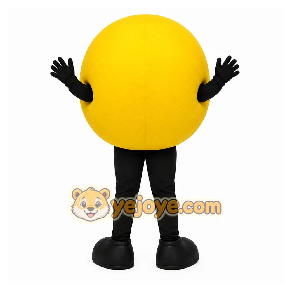 Yellow Number Ball Mascot Costume for Events and Promotions Yellow Number Ball Mascot Costume for Events and Promotions