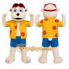 Yellow Polar Bear Mascot Costume for Events and Promotions