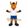 Orange Donkey Mascot Costume for Events and Promotions Orange Donkey Mascot Costume for Events and Promotions