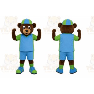 Blue Bear Mascot Costume for Events and Promotions