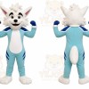 Blue Wolf Mascot Costume for Events and Promotions