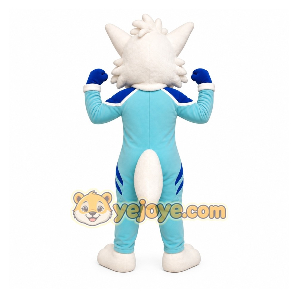 Blue Wolf Mascot Costume for Events and Promotions Blue Wolf Mascot Costume for Events and Promotions
