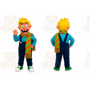 Blue Boy Mascot Costume for Events and Promotions