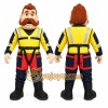 Yellow Construction Worker Mascot Costume for Events and Promotions Yellow Construction Worker Mascot Costume for Events and Promotions