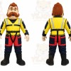 Yellow Construction Worker Mascot Costume for Events and Promotions