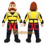 Yellow Construction Worker Mascot Costume for Events and Promotions