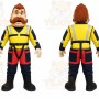 Yellow Construction Worker Mascot Costume for Events and Promotions