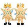 Beige Starfish Mascot Costume for Children's Events Beige Starfish Mascot Costume for Children's Events