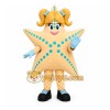 Beige Starfish Mascot Costume for Children's Events Beige Starfish Mascot Costume for Children's Events