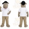 Brown Donkey Mascot Costume for Events and Promotions