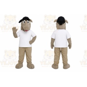 Brown Donkey Mascot Costume for Events and Promotions