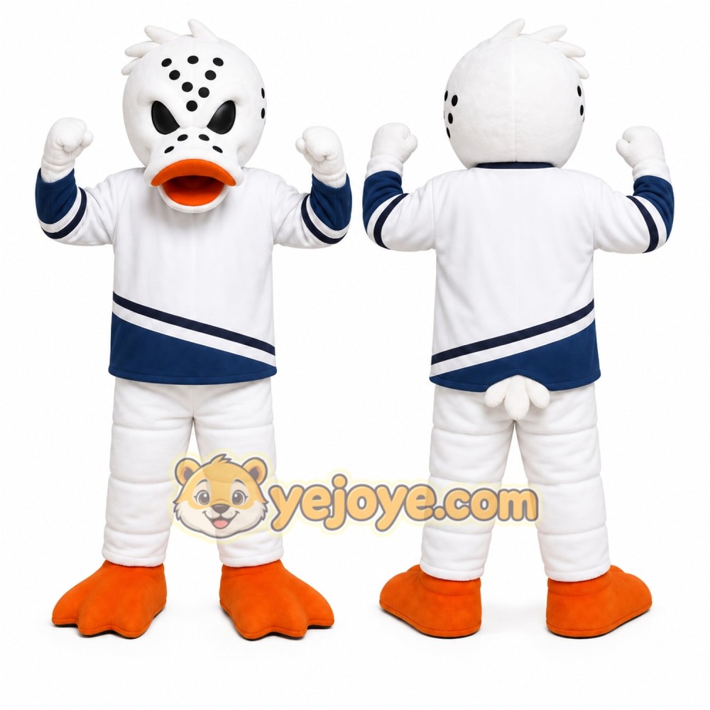 White Duck Mascot Costume for Sports Events White Duck Mascot Costume for Sports Events