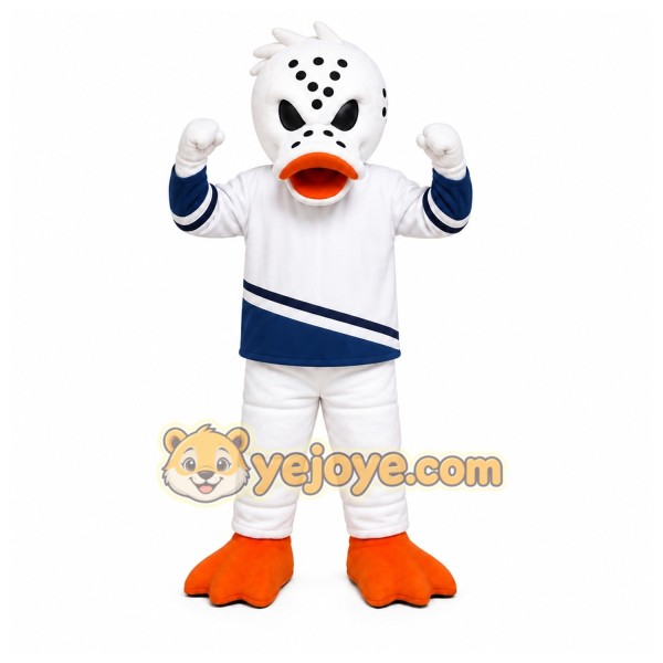 White Duck Mascot Costume for Sports Events White Duck Mascot Costume for Sports Events