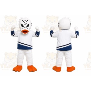 White Duck Mascot Costume for Sports Events
