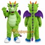 Green Dragon Mascot Costume for Children's Events