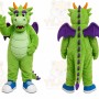 Green Dragon Mascot Costume for Children's Events