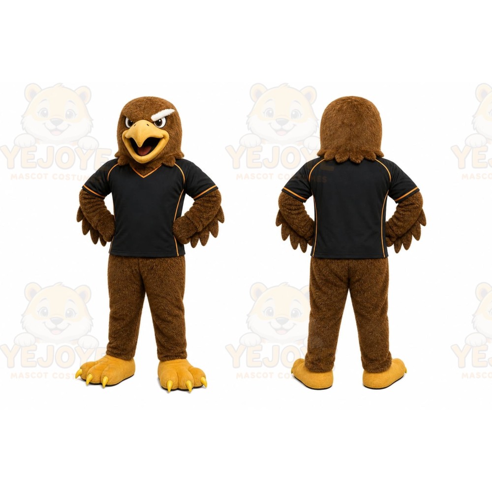 Brown Eagle Mascot Costume for Sports Events